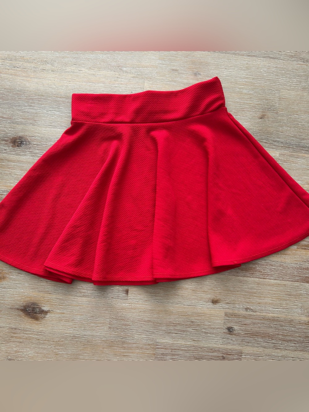 Red Circle Skirt